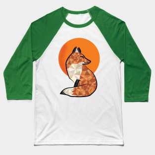 Peaceful Red Fox Baseball T-Shirt